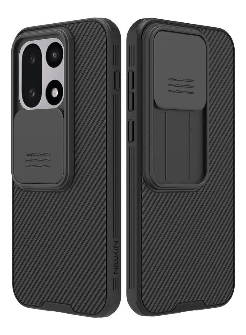 Nillkin Rugged Guard Case for OnePlus 15 | Slide Camera Shield | Dual-Layer PC+TPU Shockproof Protection for OnePlus 15 | Anti-Scratch Anti-Drop Back Cover with Enhanced Grip - Black - Image 1